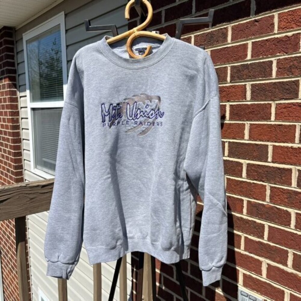 Vintage Lee Mt. Union Gray Crewneck XL